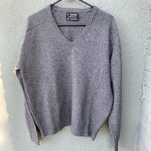 Vintage Puritan 100% Lambswool Gray Sweater XL